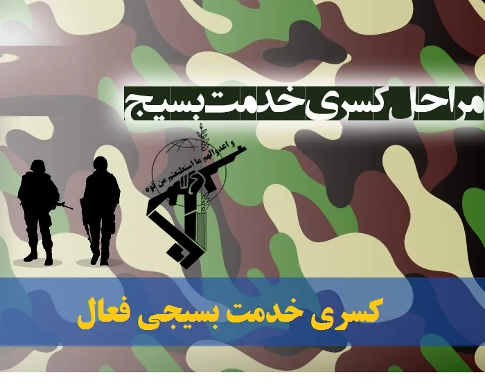 کسری خدمت بسیجی فعال