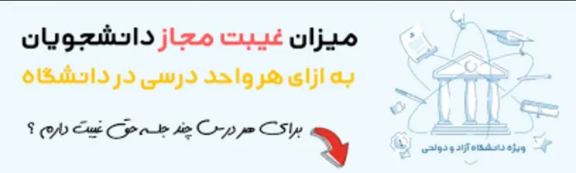 شرایط یک ترم غیبت در دانشگاه آزاد