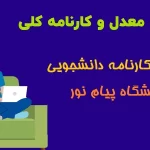 مشاهده کارنامه دانشجویی دانشگاه پیام نور
