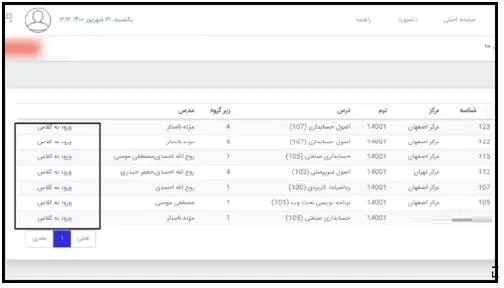شرکت در کلاس های آنلاین ریلاین پیام نور